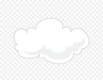 Cloud Drawing Caricature - A cartoon clouds 