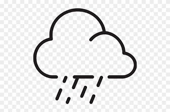 Cloud, Fog, Downpour, Rain, Downpour, Weather Icon, - Wind Pictogram