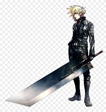 Cloud From That Bizarre Motorcycle Game - Cloud Strife G Bike, HD ...