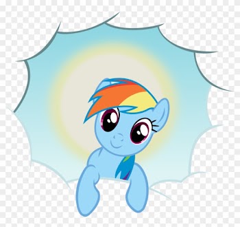 Cloud Hole By D4svader - Rainbow Dash Cloud