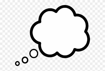 Cloud Left Clip Art - Thought Bubble