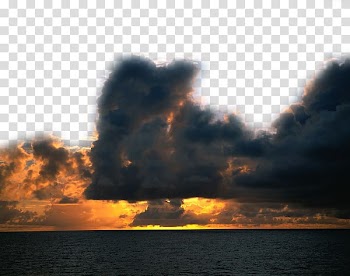 Cloud Light Stratus Sunset, The sun obscured by clouds transparent background PNG clipart