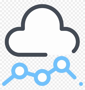 Cloud Line Chart Icon - Icon