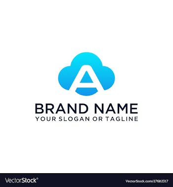 Cloud logo design vector image
