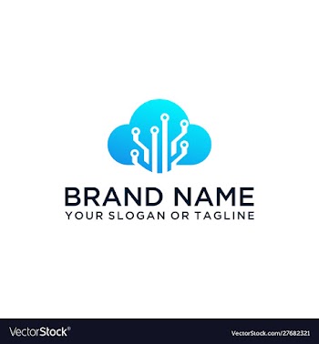 Cloud logo design vector image