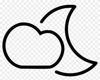 Cloud Moon Comments - Line Art