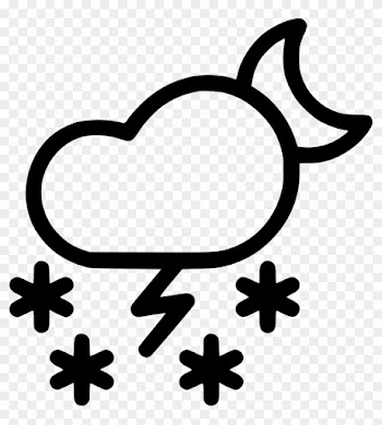 Cloud Night Moon Thunder Snow Storm Comments - Cloud