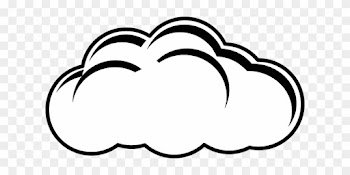 Cloud Outline Clip Art At Clipart Library - Gambar Awan Hitam Putih