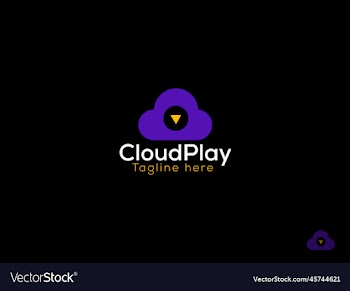cloud play logo - brand logo design