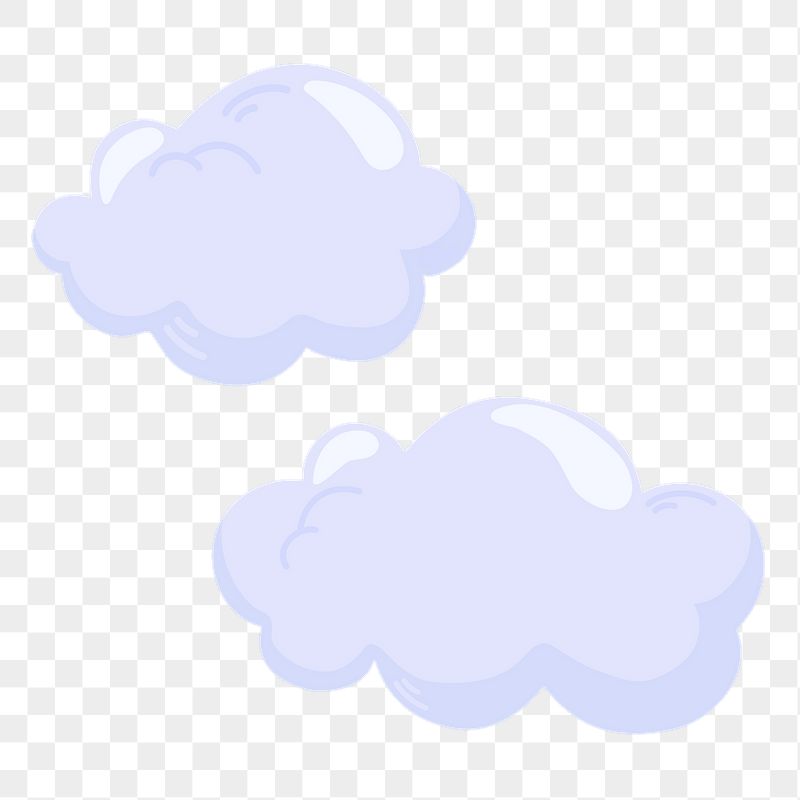 Cloud png sticker, cute illustration, | Free PNG Illustration - rawpixel