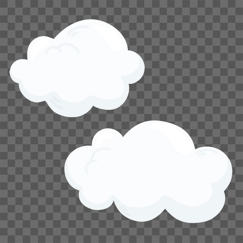 Cloud png sticker, cute illustration, | Free PNG Illustration - rawpixel