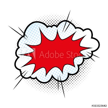 cloud pop art style design