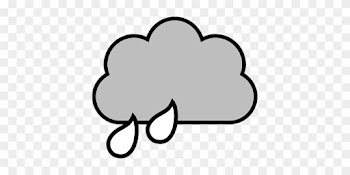 Cloud, Rain, Drops, Drawing, Sky, Nature - Rain Cloud Clipart