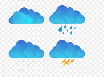 Cloud Rain Euclidean Vector - Vector Cloud Png Transparent