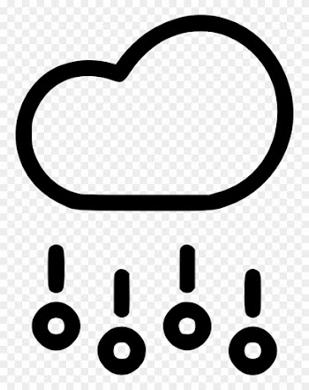 Cloud Rain Hail Stone Storm Weather Comments - Hail Icon