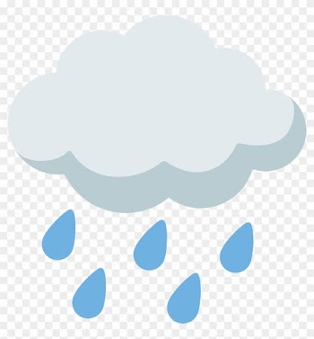 Cloud Rain Sky Wikimedia Commons Clip Art - Rain Cloud Emoji Png