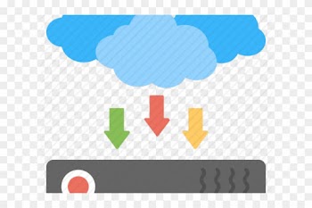 Cloud Server Clipart Backup - Server