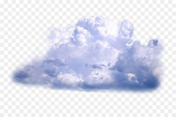 Cloud Sky Blue - Fluffy white clouds picture 