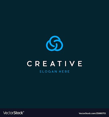 Cloud sky creative business logo design vector image
