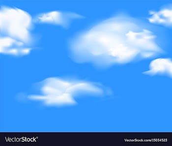 Cloud sky vector image