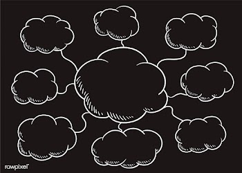 Cloud speech bubble illustration | Free stock vector - 457401