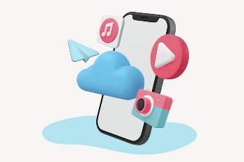 Cloud storage for media files, | Free Photo - rawpixel