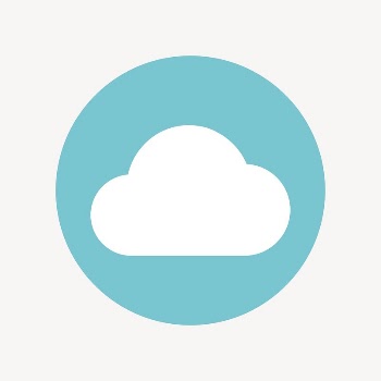 Cloud storage icon, flat graphic | Free Icons - rawpixel