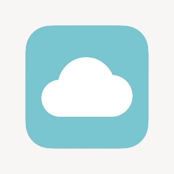 Cloud storage icon, flat graphic | Free Icons - rawpixel