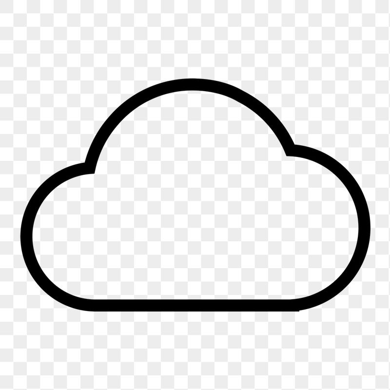Cloud storage line png icon | Free Icons - rawpixel