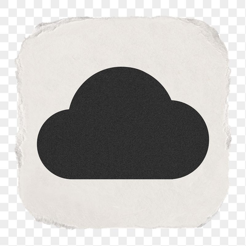Cloud storage png icon sticker, | Free Icons - rawpixel