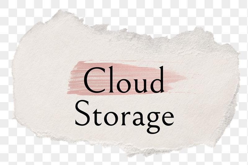 Cloud storage png ripped paper | Free PNG - rawpixel