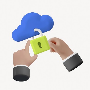 Cloud storage security, 3D technology | Free Photo - rawpixel