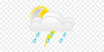 Cloud, Sun, Moon, Rain, Weather, Cloudy - Weather Clip Art Animations