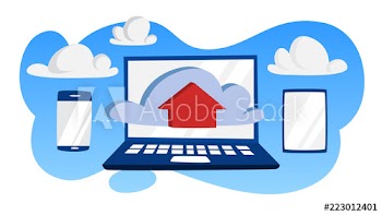Cloud technology concept