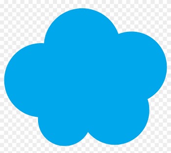 Cloud Template The Fault In Our Stars - Transparent Blue Circle