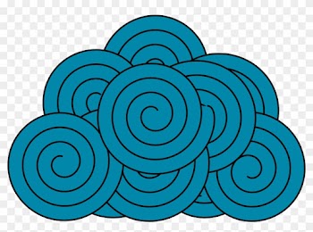 Cloud - Textile Clipart