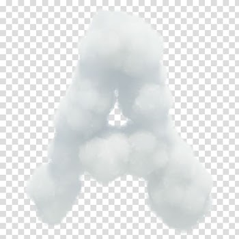 Cloud Typography Typeface Sky Font, Cloud transparent background PNG clipart