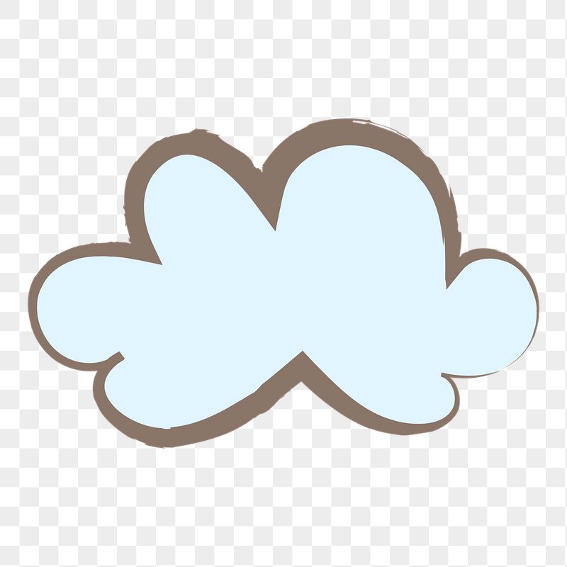 Cloud, weather png sticker, pastel | Free PNG Illustration - rawpixel