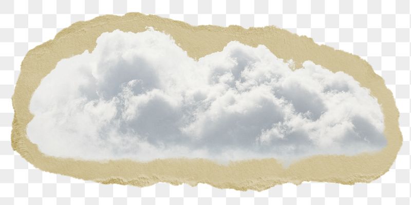 Cloud, weather png sticker, ripped | Free PNG - rawpixel