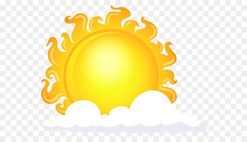 Cloud Weather Sky - Sun with Cloud Transparent Picture 