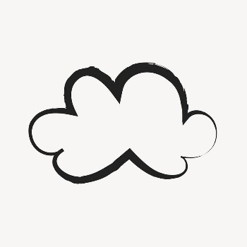 Cloud, weather sticker, cute doodle | Free Vector Illustration - rawpixel