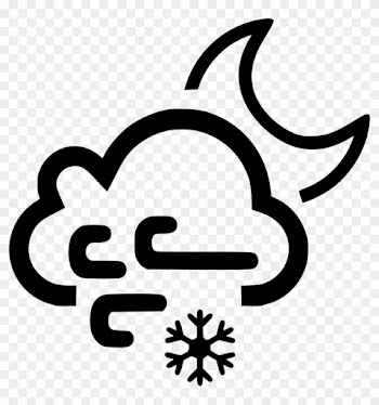 Cloud Wind Windy Moon Night Snow Snowing Comments - Wind
