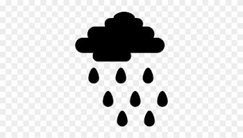 Cloud With Raindrops Vector - Rain