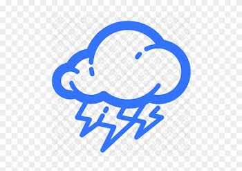 Cloud, With, Thunderstorm, Lightning, Levin, Weather, - Cuaca Png