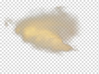 Cloud , yellow smoke illustration transparent background PNG clipart