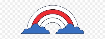 Clouds And Rainbow Forecast Climate Icon - Clouds And Rainbow Forecast Climate Icon