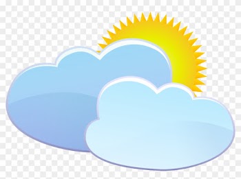 Clouds And Sun Weather Icon Png Clip Art - Heart