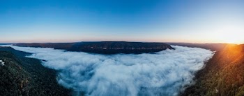 Clouds Below The Mountain