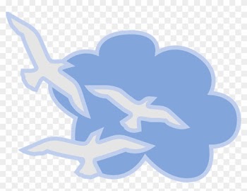 Clouds Clipart Bird - Sky