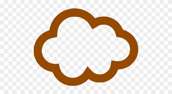 Clouds Clipart Brown - Cloud Icon Png